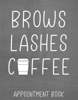 Book cover for Brows Lashes Coffee