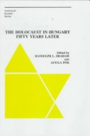 Cover of The Holocaust in Hungary