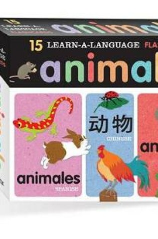 Cover of Learn-A-Language Flash Cards: Animals