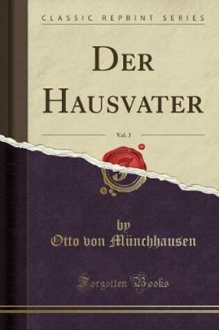 Cover of Der Hausvater, Vol. 3 (Classic Reprint)