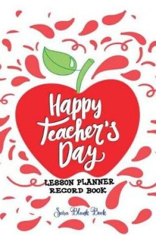 Cover of Happy Teacher Lesson Planner Record Book