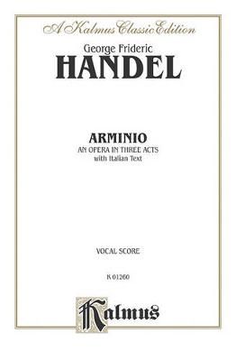 Cover of Arminio (1737)