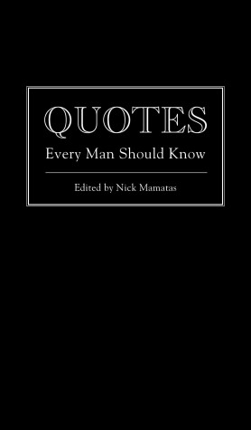 Book cover for Quotes Every Man Should Know