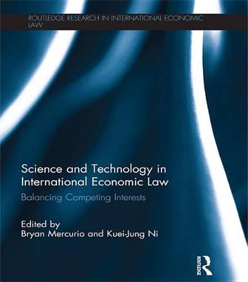 Book cover for Science and Technology in International Economic Law