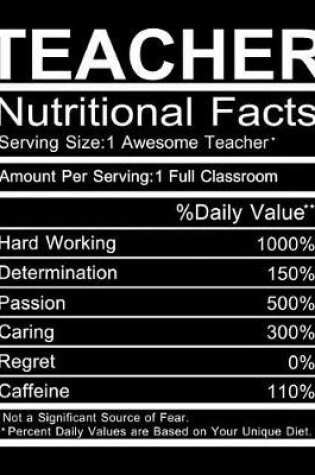 Cover of Teacher Nutritional Facts