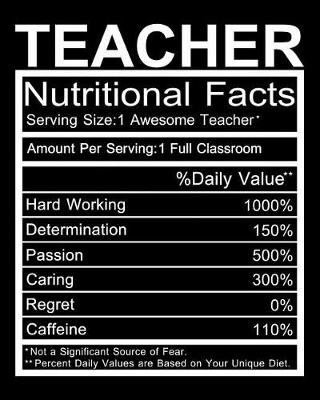 Book cover for Teacher Nutritional Facts