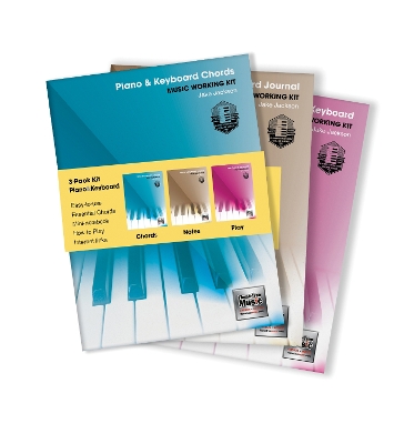 Cover of 3-Book Music Working Kit for Piano & Keyboard