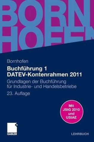 Cover of Buchf Hrung 1 Datev-Kontenrahmen 2011