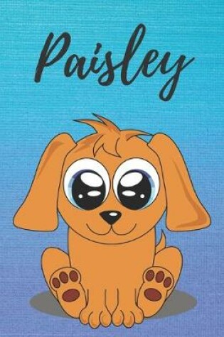 Cover of Paisley dog coloring book / notebook / journal / diary