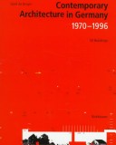 Book cover for Contemporary Architecture in Germany, 1970-1996