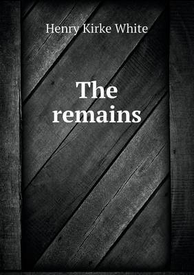 Book cover for The remains