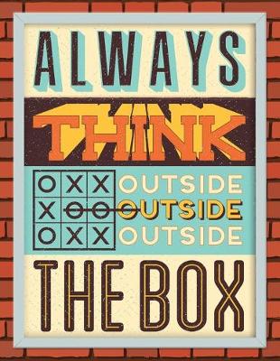 Cover of Academic Planner 2019-2020 - Motivational Quotes - Always Think Outside the Box