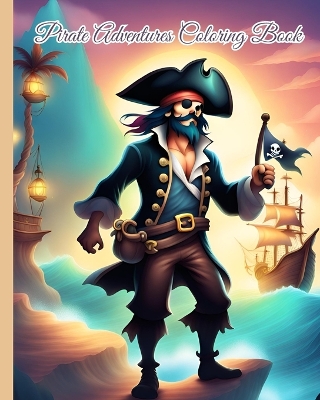 Book cover for Pirate Adventures Coloring Book