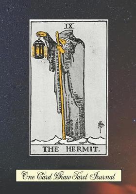 Book cover for The Hermit One Card Draw Tarot Journal