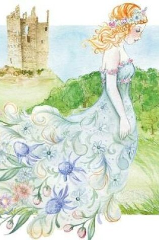 Cover of Fantasy Girl Princess Notebook Journal 200 Pages Composition Book