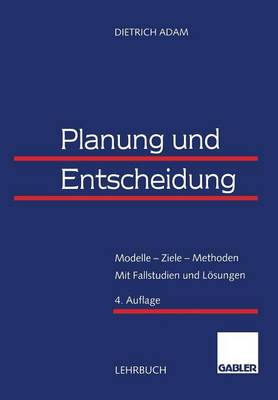 Book cover for Planung und Entscheidung