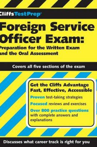 Cover of Cliffstestprep Foreign Service Officer Exam: Preparation for the Written Exam and the Oral Assessment