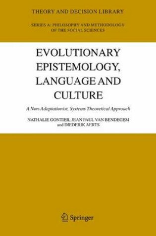 Cover of Evolutionary Epistemology, Language and Culture