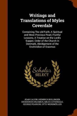 Cover of Writings and Translations of Myles Coverdale