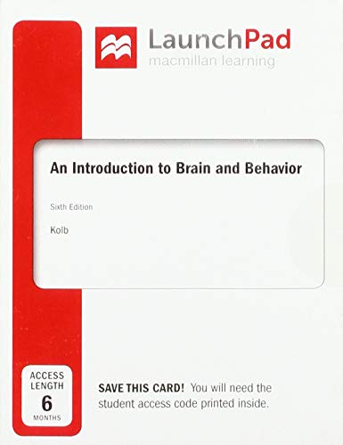 Book cover for Launchpad for an Introduction to Brain and Behavior (1-Term Access)