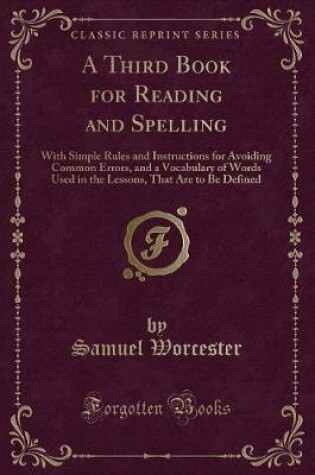 Cover of A Third Book for Reading and Spelling
