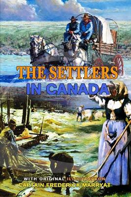 Book cover for The Settlers in Canada by Captain Frederick Marryat