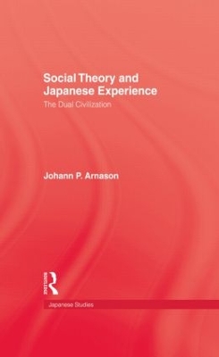 Book cover for Social Theory and Japanese Experience