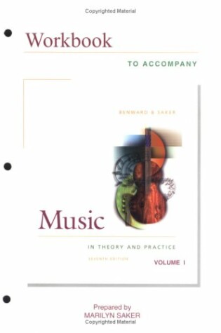 Cover of Music in Theory and Practice Vol 1 Plus Finale Software - Workbook