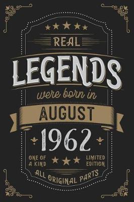 Book cover for Real Legends were born in August 1962