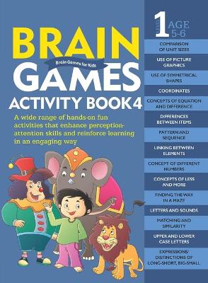Book cover for Brain Games Activity Book 4(Level-1)