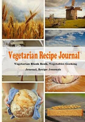 Book cover for Vegetarian Recipe Journal