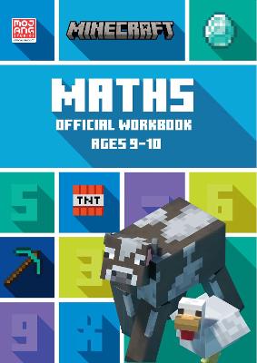 Book cover for Minecraft Maths Ages 9-10