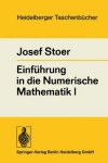 Book cover for Einfahrung in Die Numerische Mathematik I