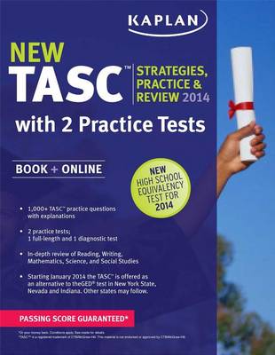Book cover for Kaplan Tasc(r) Strategies, Practice, and Review 2014 with 2 Practice Tests