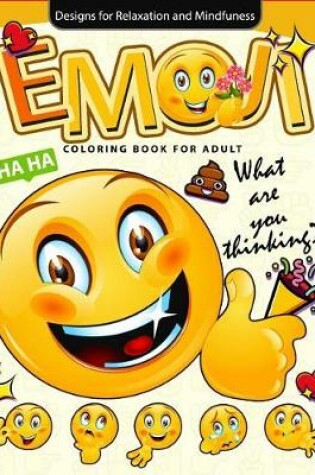 Cover of Emoji Coloring Book for Adults