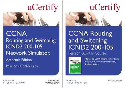 Book cover for CCNA Routing and Switching Icnd2 200-105 Pearson Ucertify Course and Network Simulator Academic Edition Bundle