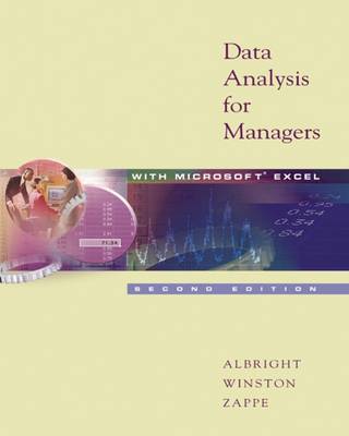 Book cover for Data Analysis for Managers with Microsoft Excel