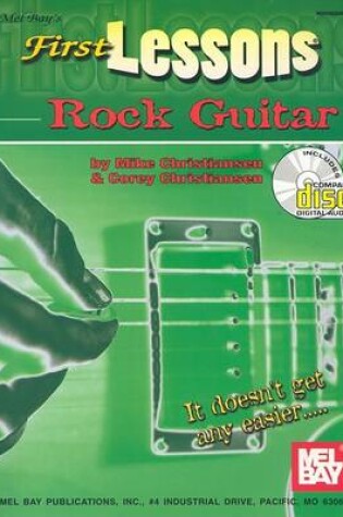 Cover of First Lessons Rock Guitar