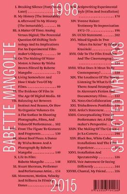 Book cover for Selected Writings, 1998–2015