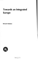 Book cover for Towards an Integrated Europe