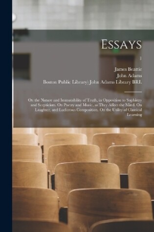 Cover of Essays