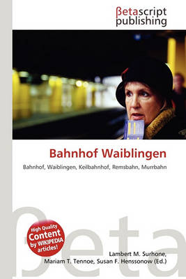 Cover of Bahnhof Waiblingen