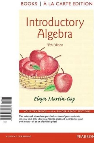 Cover of Introductory Algebra, Books a la Carte Edition