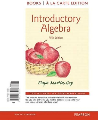 Book cover for Introductory Algebra, Books a la Carte Edition