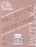 Book cover for 2002 Paralell Architectures Compilation Tech(PA