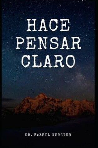 Cover of Hace Pensar Claro