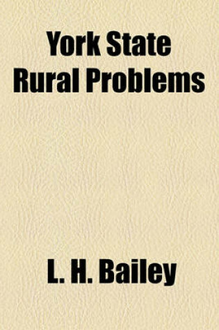 Cover of York State Rural Problems