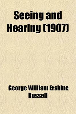 Book cover for Seeing and Hearing