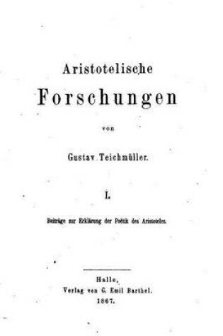 Cover of Aristotelische Forschungen - I