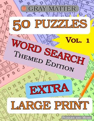 Cover of EXTRA LARGE PRINT Word Search Puzzles